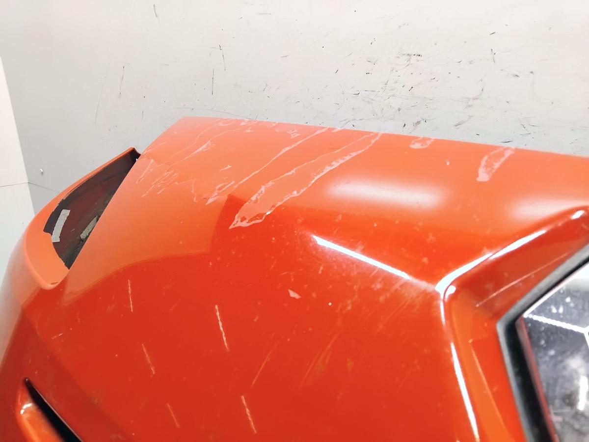 Renault Twingo 2 original Sto&szlig;f&auml;nger Sto&szlig;stange vorn rot OV727 Bj.2010