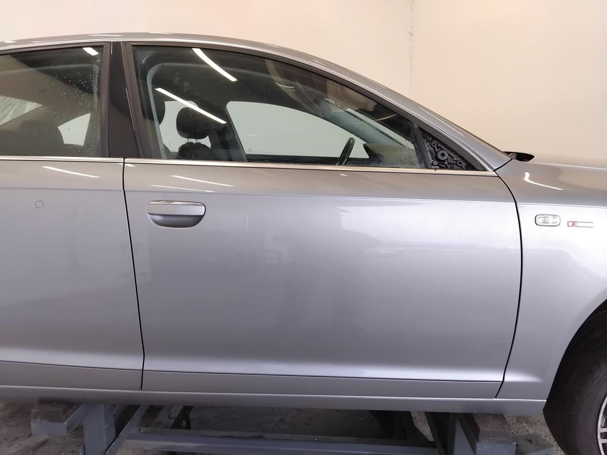 Audi A6 4F T&uuml;r vorn rechts Beifahrert&uuml;r LY7H Akoyasilbermetallic BJ2006