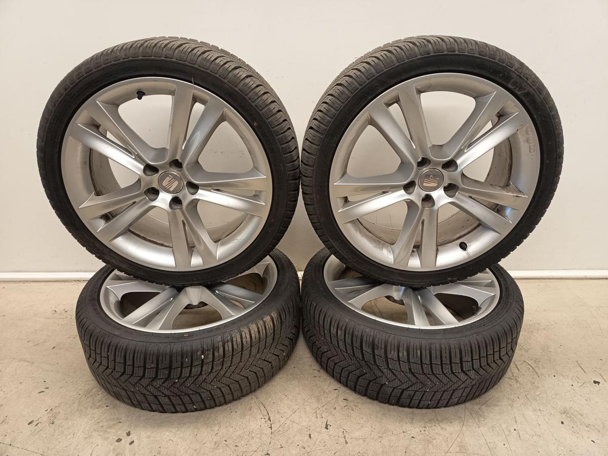 Seat Ibiza 6J original Alufelgen 7x17 ET43 6J0601025C mit Allwetterreifen
