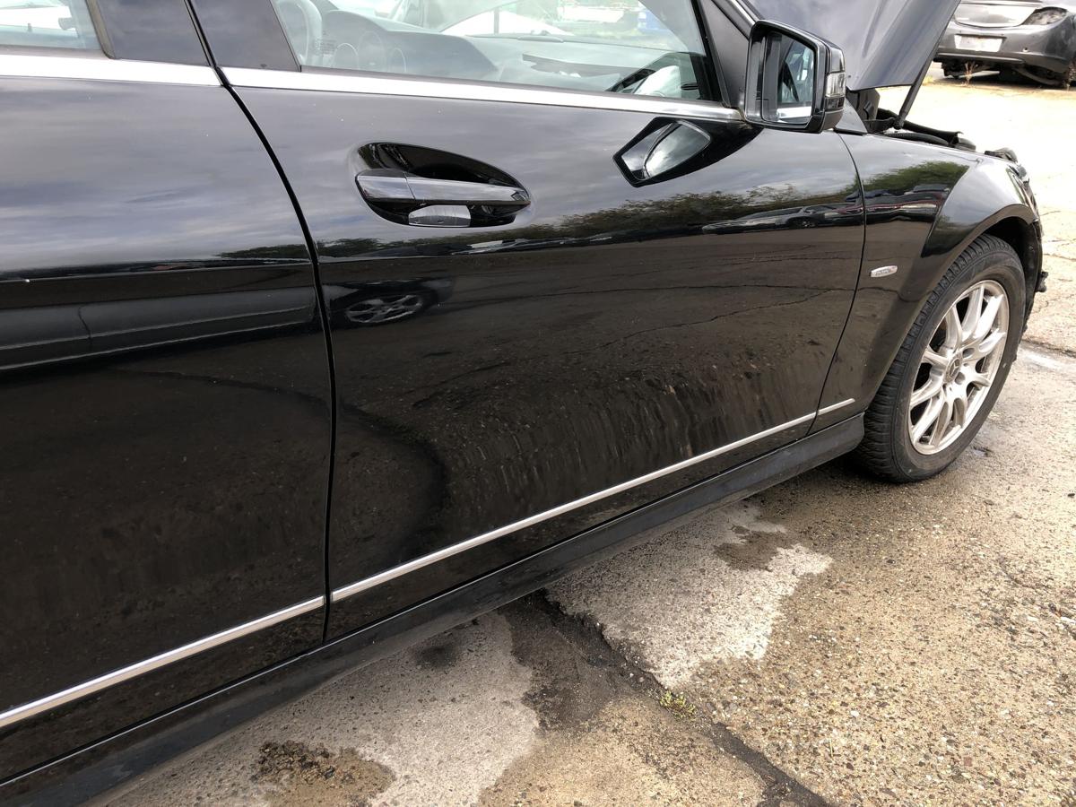 Mercedes C-Klasse W204 Mopf T&uuml;r vorn rechts Beifahrert&uuml;r Rohbau 040 Schwarz Uni