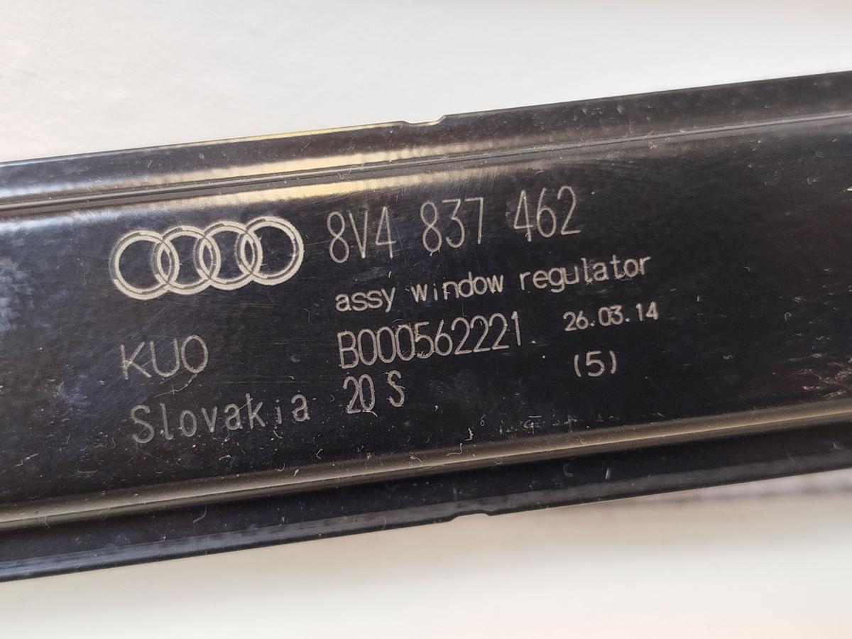 Audi A3 8V Sportback Fensterhebermechanik vorn rechts Fensterheber Beifahrer