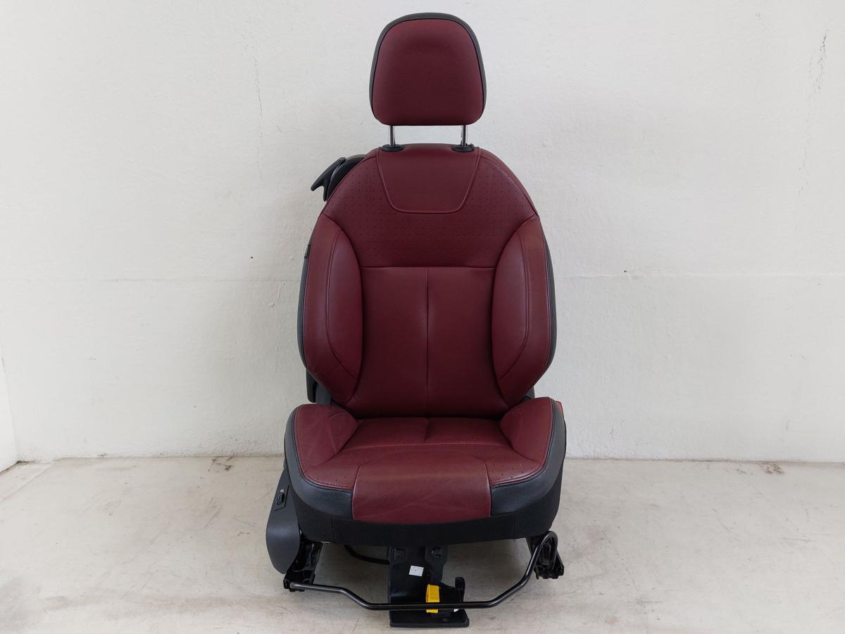 Citroen DS3 Sport Chic Sitz vorn rechts Beifahrersitz Leder Ledersitz weinrot