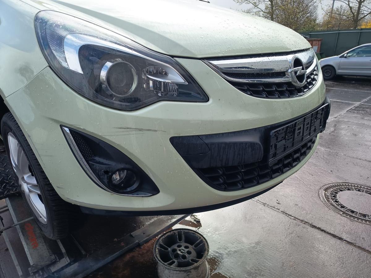 Opel Corsa D Sto&szlig;stange F&auml;nger vorn Front Facelift Z30R Guacamolewei&szlig; Bj 2012
