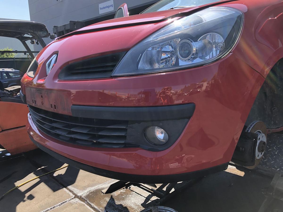 Renault Clio III original Stoßstange Fänger vorn/Front 727 Spanischrot Bj 2008