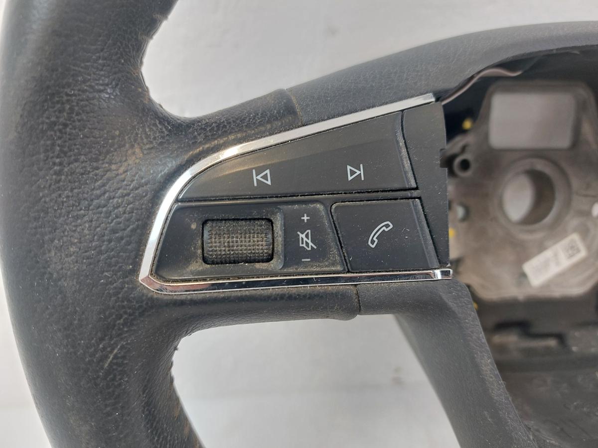 Seat Leon III 5F Lederlenkrad Lenkrad Leder mit Multifunktion OEM