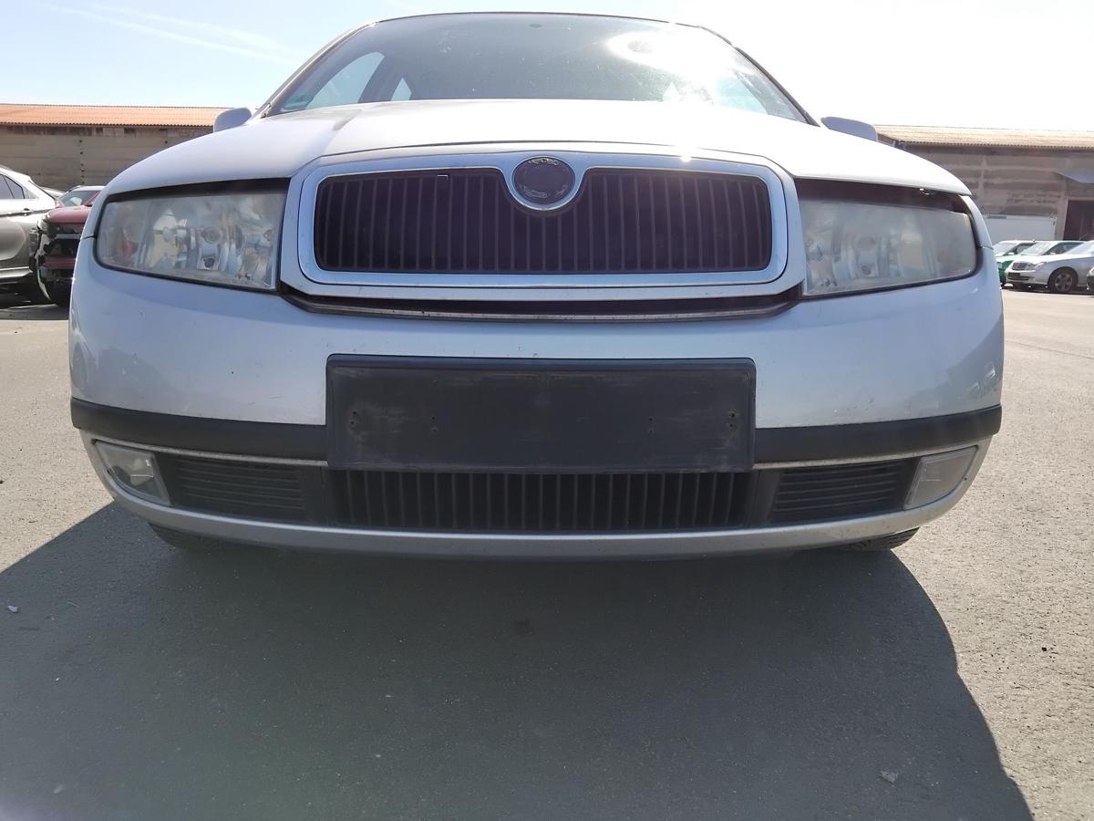 Skoda Fabia 1 6Y original Stossf&auml;nger Sto&szlig;stange vorn diamantsilber LF7T BJ2001