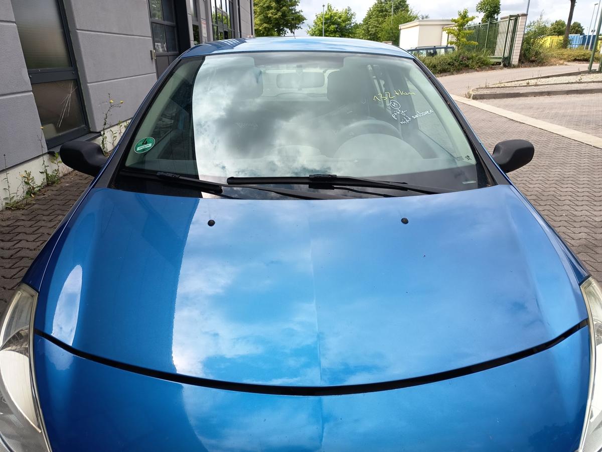 Renault Clio III orig Motorhaube Klappe Front TEI45 Blau met Bj 2006