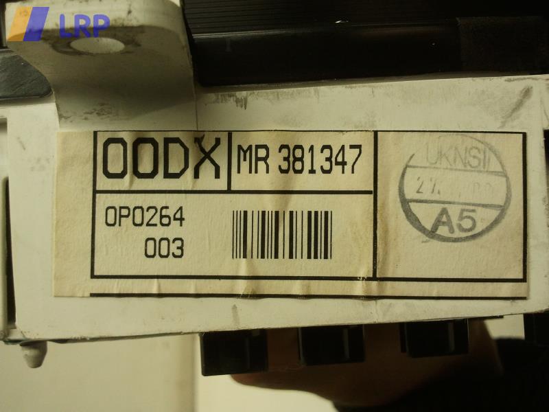 Mitsubishi Carisma DA Tacho Kombiinstrument MR381347 1.8 GDI 90kw 4G93 BJ2000