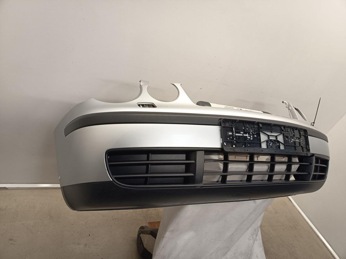 VW Polo 9N orig Stoßfänger vorn mit SRA LA7W Silber Bj 2003