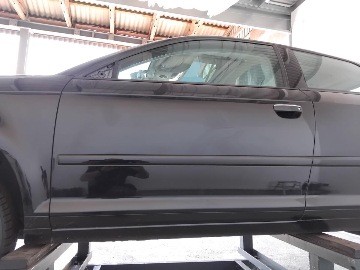Audi A3 8P Facelift Tür vorn links 3-türig Fahrertür LY9B Brillantschwarz BJ2010