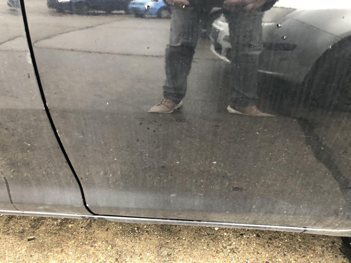 Opel Corsa D T&uuml;r hinten links Fondt&uuml;r im Rohbau 2HU Saphirschwarz Met