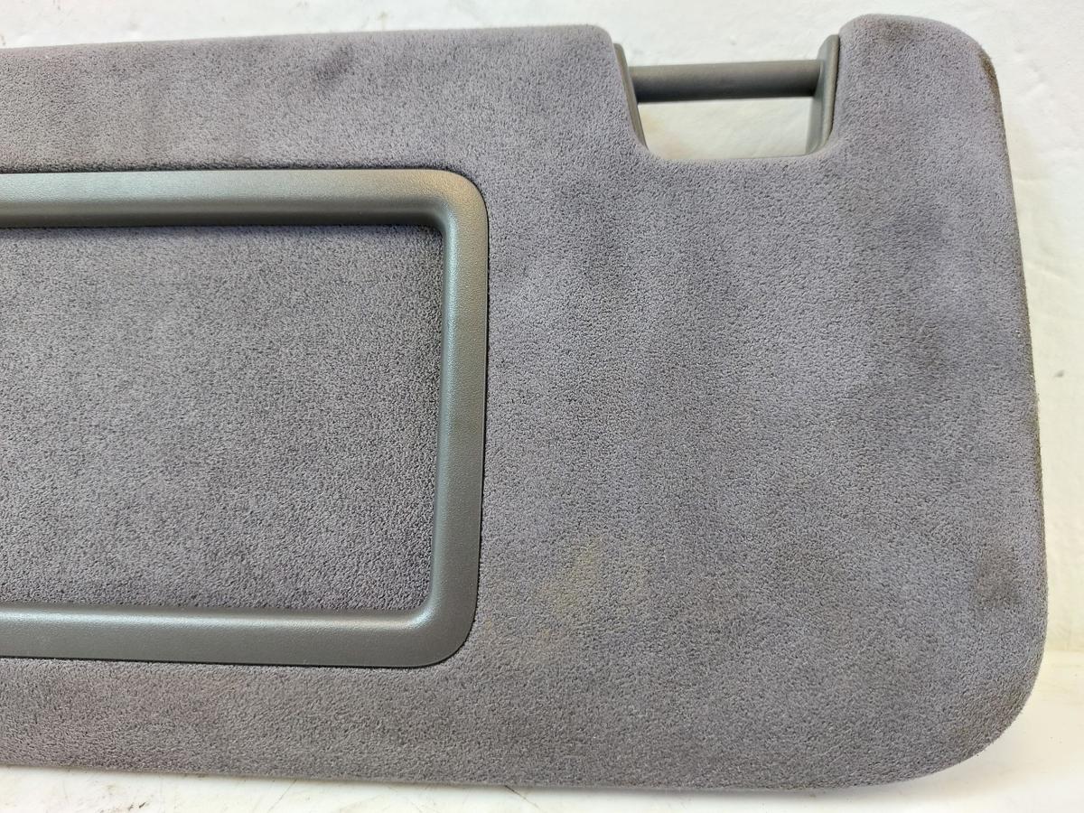 NIO ET7 Elektro Sonnenblende links Spiegel beleuchtet Alcantara Microfaser grau