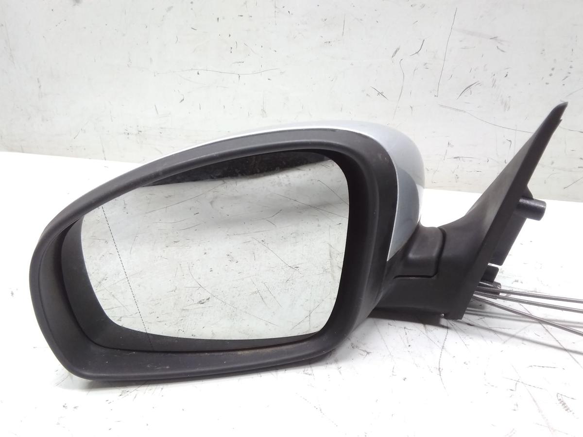 Skoda Fabia 2 5J original Au&szlig;enspiegel links LA7W reflexsilber manuell BJ2008