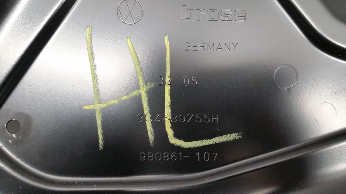 VW Passat 3C5 orig elektr Fensterheber Motor hinten links 5TRG Bj 2005