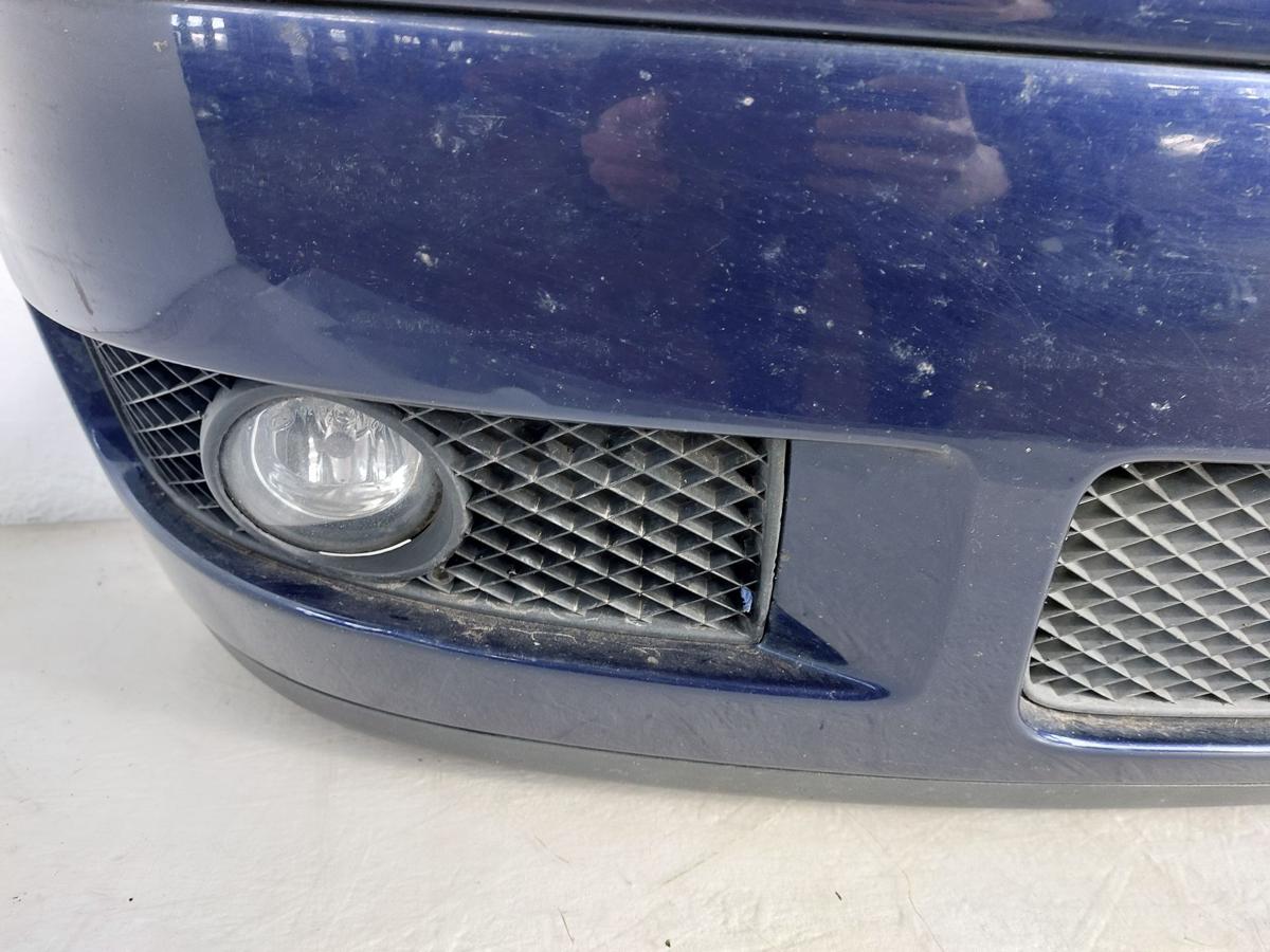 VW Polo 6N2 Sto&szlig;f&auml;nger vorn Frontsch&uuml;rze mit Nebelscheinwerfer LB5N Indigoblau