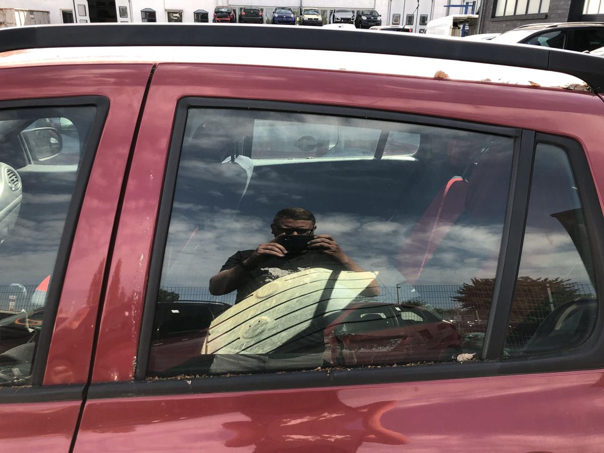 Renault Clio 3 III Grandtour T&uuml;rscheibe hinten links Scheibe Fondt&uuml;rscheibe