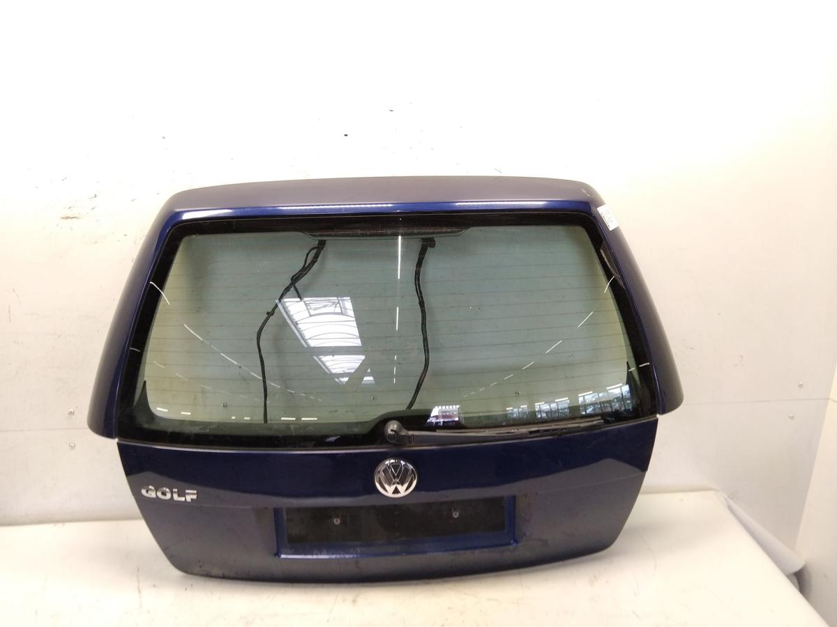 VW Golf 4 Variant Heckklappe indigoblaumetallic LB5N mit Heckscheibe Bj.2001