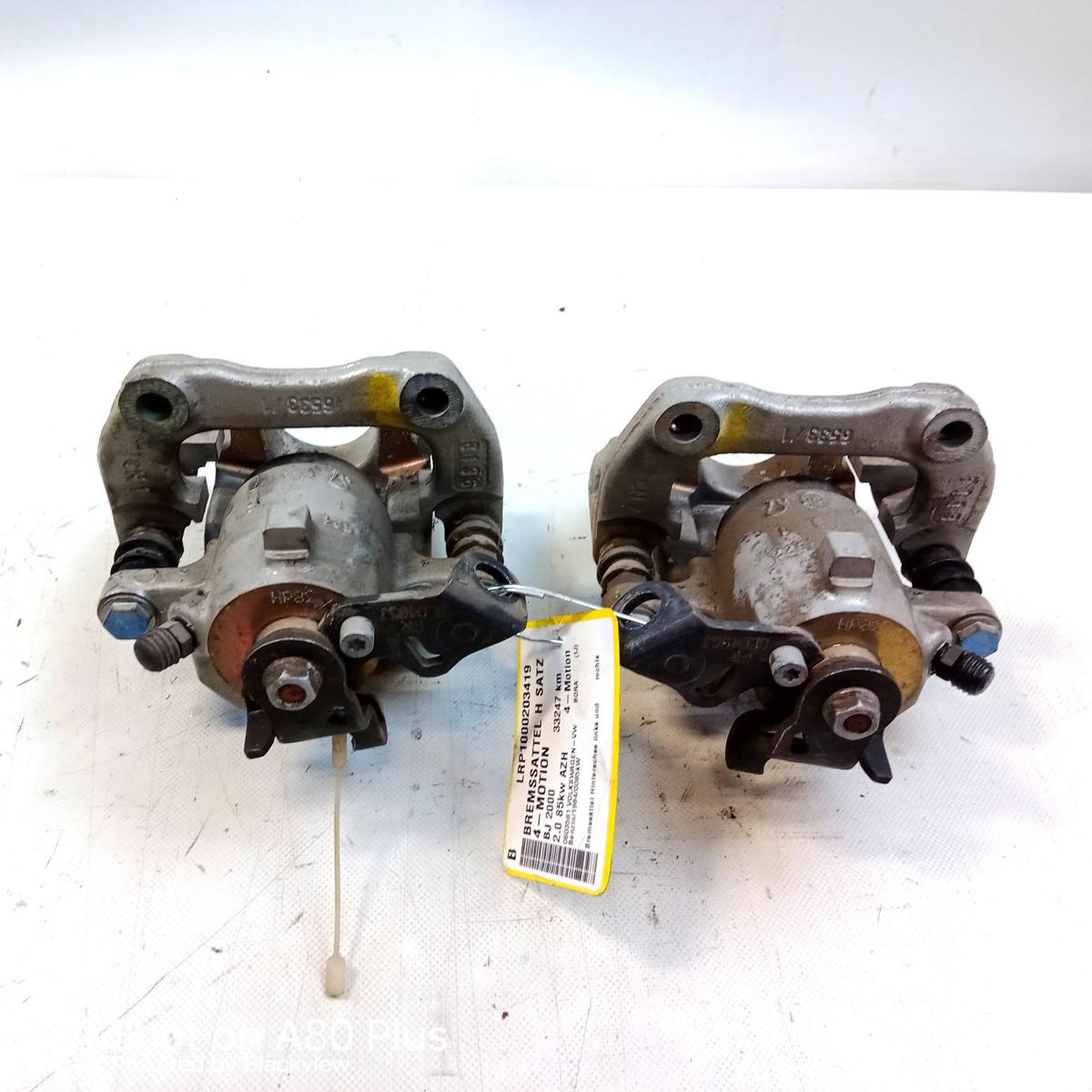 VW Bora 4-Motion original Satz Bremss&auml;ttel Hinterachse links und rechts Bj.2000