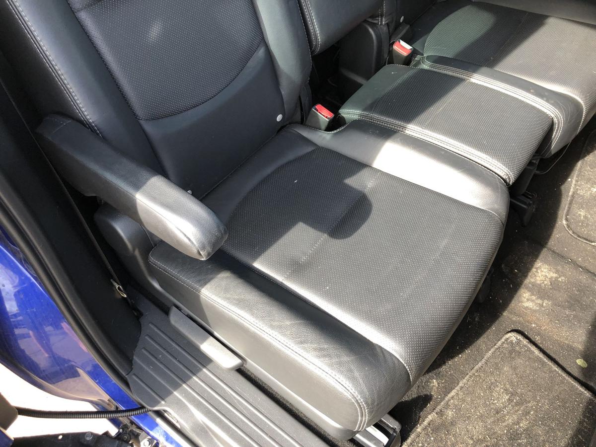 Mazda 5 CR ab 2008 Sitzbank hinten Rücksitzbank Leder schwarz Rückbank Fond