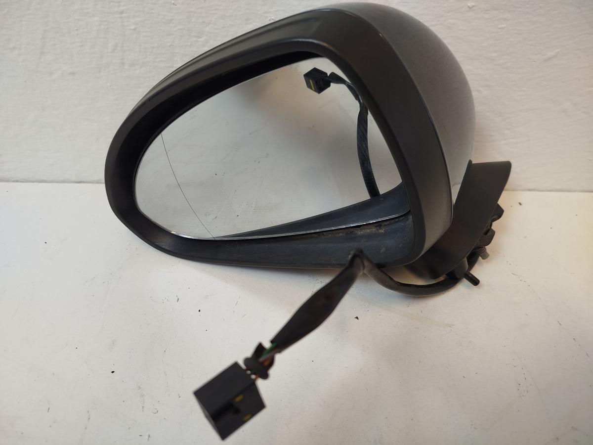 Opel Corsa D Aussenspiegel Spiegel R&uuml;ckspiegel links elektr Z168 Metroblau Perl