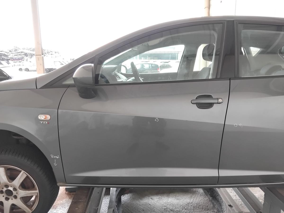 Seat Ibiza IV 6J Tür vorn links Fahrertür 5-Türer LX7R lavagraumetallic BJ2012