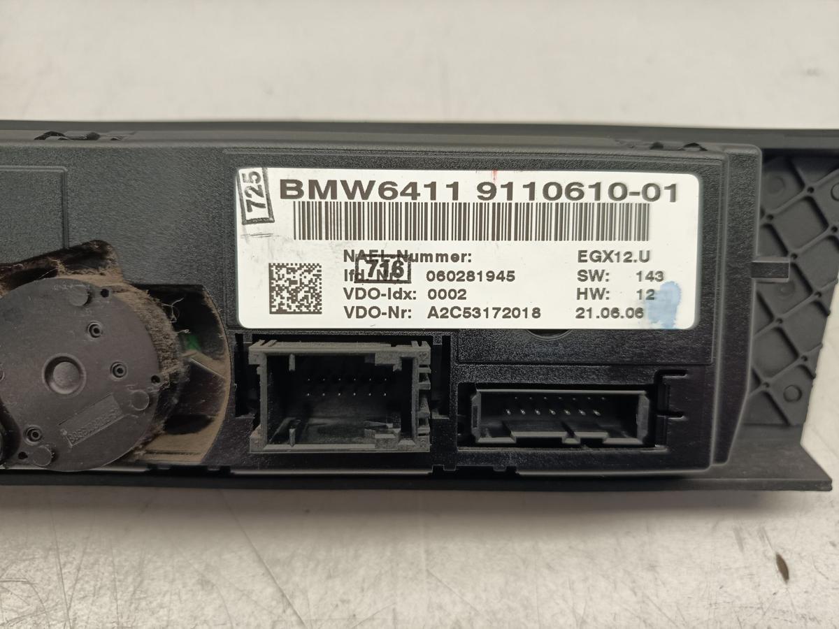BMW 3er E91 original Heizungsbet&auml;tigung Klimabedienteil 64119110610 Bj 2006