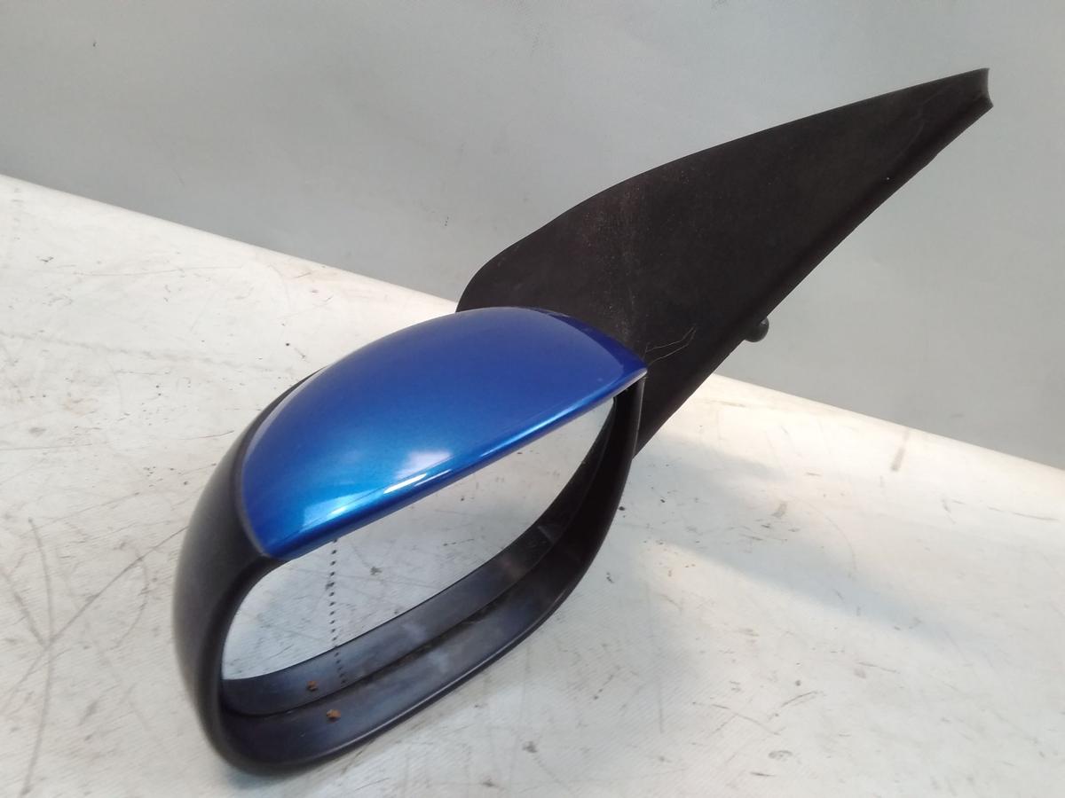 Peugeot 206SW Kombi original Au&szlig;enspiegel links KMF bleu recife manuell BJ2005