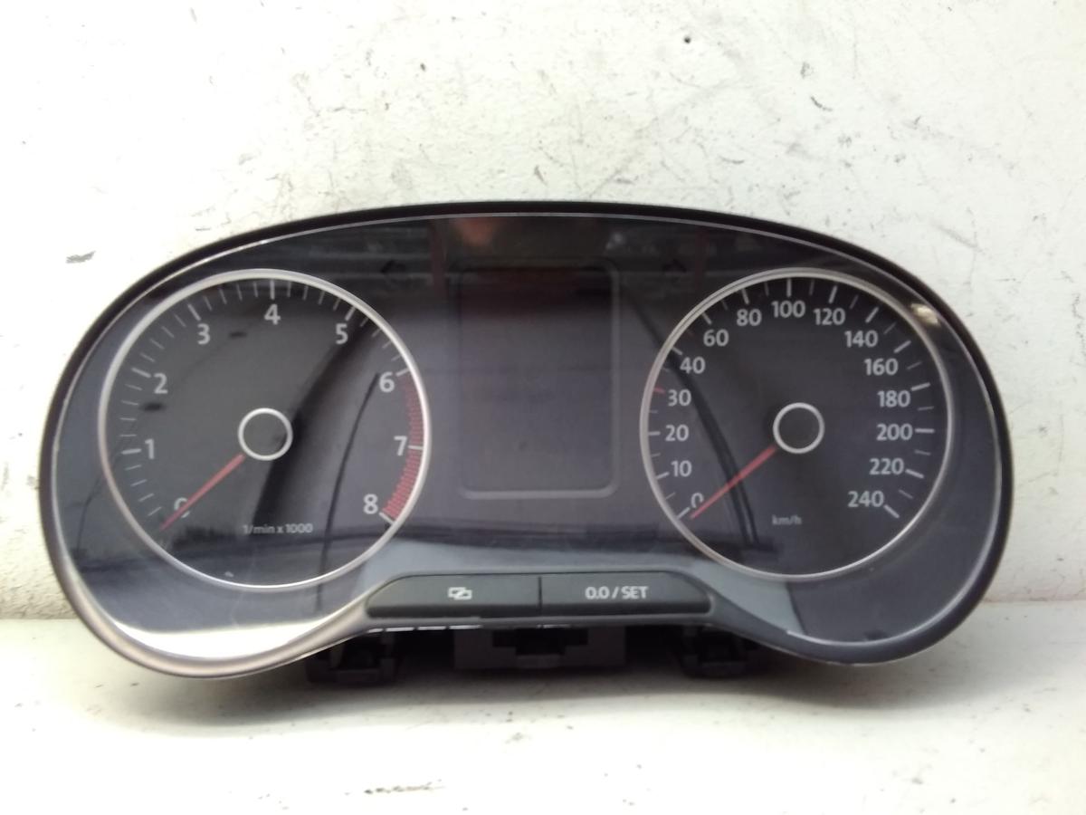 VW Polo 6R original Kombiinstrument Tacho Armatur 1.4 63kw mit MFA Bj.2010