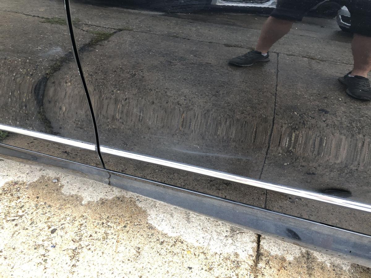 Mercedes C-Klasse W204 Mopf T&uuml;r hinten links Fondt&uuml;r Rohbau Limo 040 schwarz