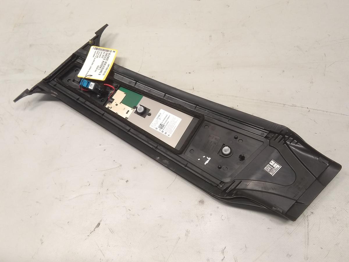 Tesla Model Y original Glasabdeckung Blende B S&auml;ule links mit Kamera 149424000A