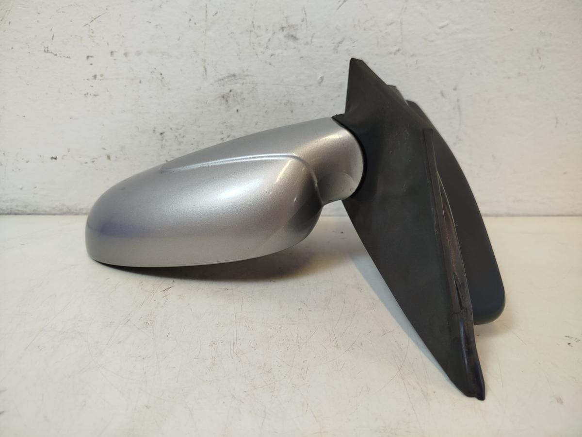 MCC Smart 450 Coupe ab03 Au&szlig;enspiegel links Spiegel manuelle Verstellung silber