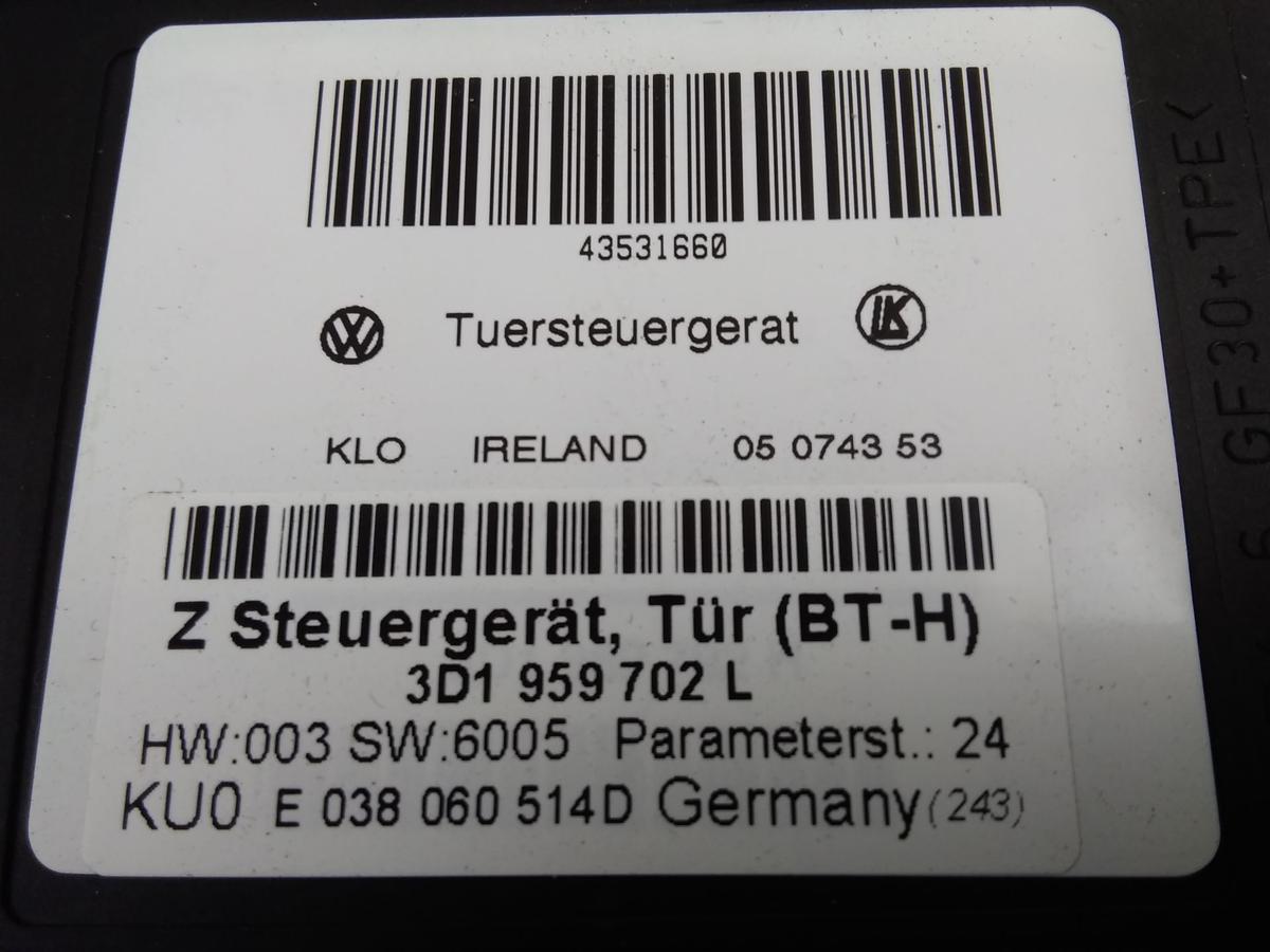 VW Phaeton GP4 original Fensterhebermotor vorn rechts 3D1959702L Bj.2015