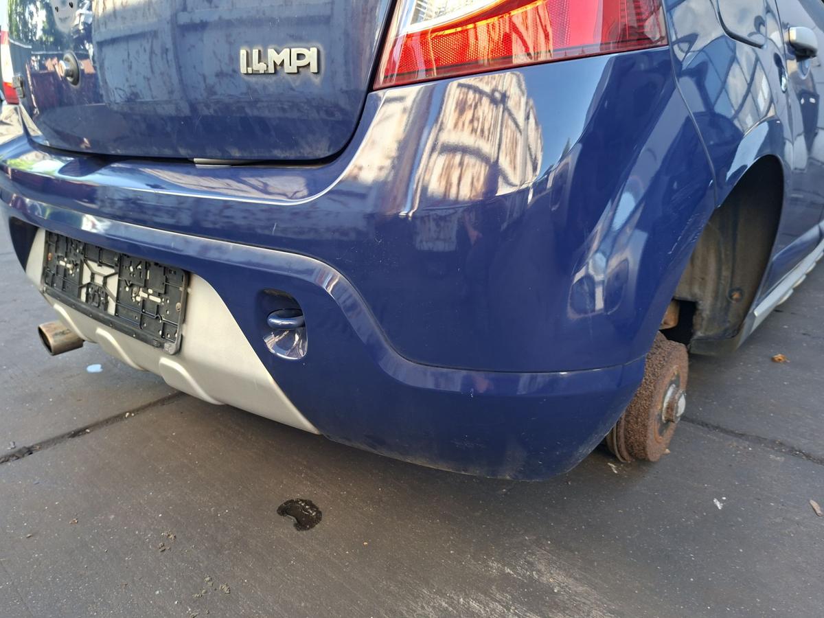 Dacia Sandero Stepway orig Stoßstange Stoßfänger hinten EZ2010 OV61H-Blue Marine