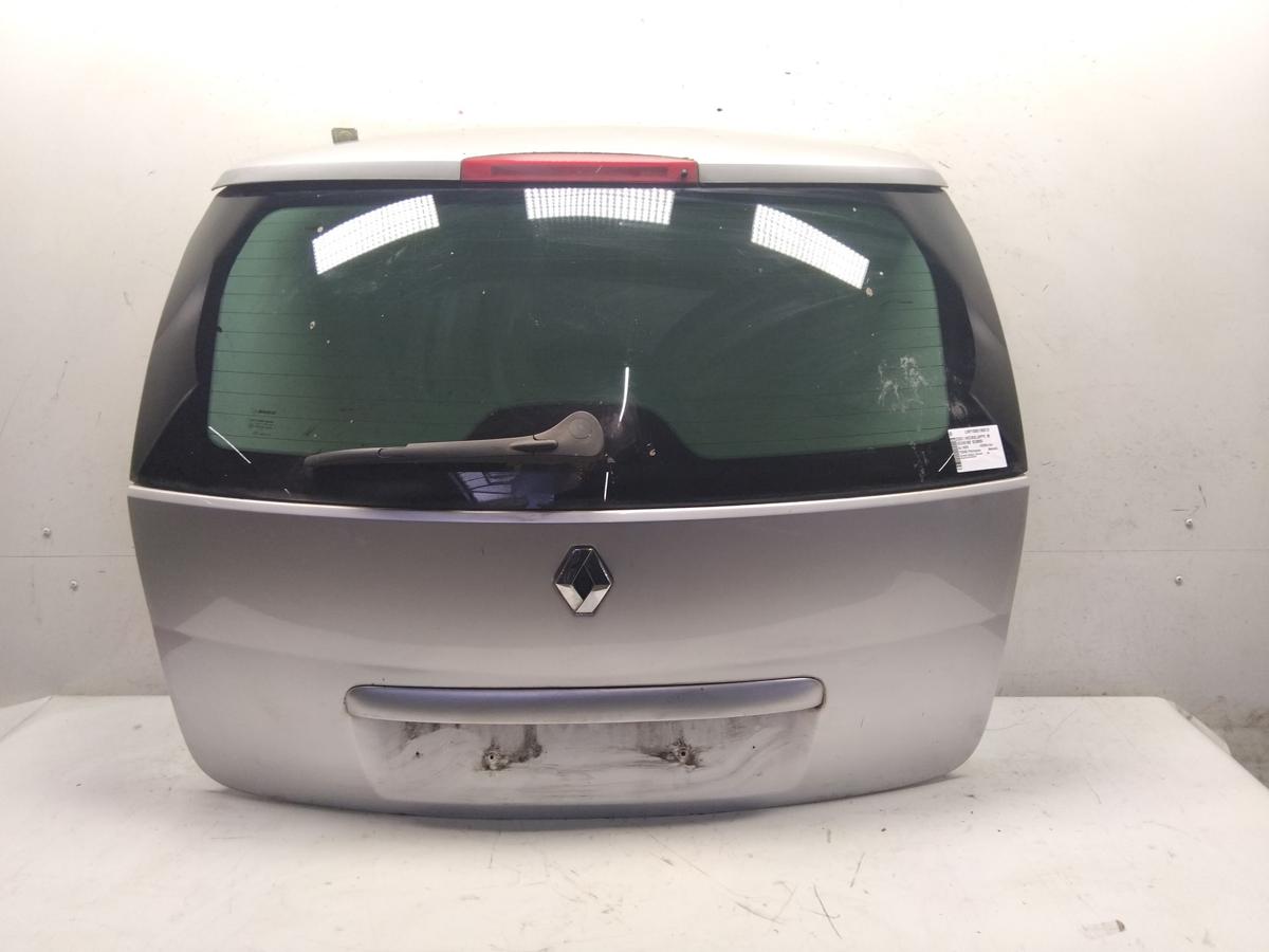 Renault Megane 2 Kombi orig Heckklappe TED69 Platingrau mit Heckscheibe BJ2009