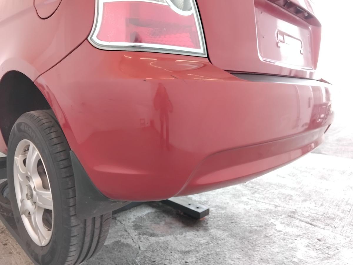 Hyundai Accent 3 MC orig Sto&szlig;f&auml;nger Sto&szlig;stange hinten 3t&uuml;rig BJ2007 N8 Tango Red