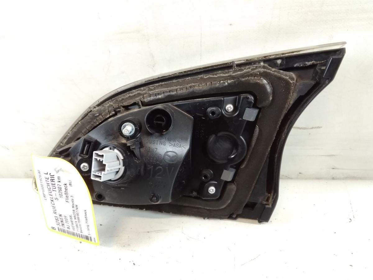 Mazda 3 BL original Rückleuchte Nebelschlußleuchte innen links 5 Türer BJ2009