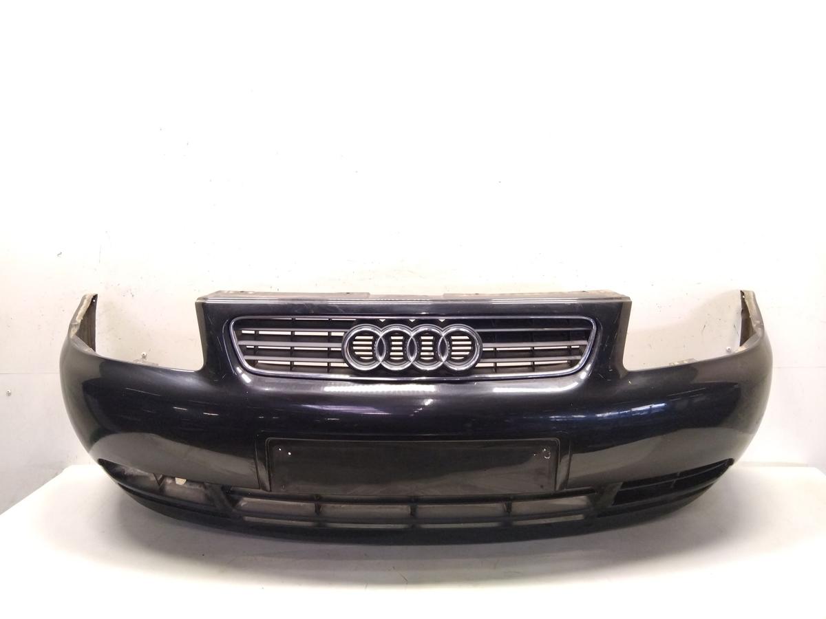 Audi A3 8L original Sto&szlig;stange Sto&szlig;f&auml;nger vorn LZ9W ebonyschwarzmetallic BJ2000
