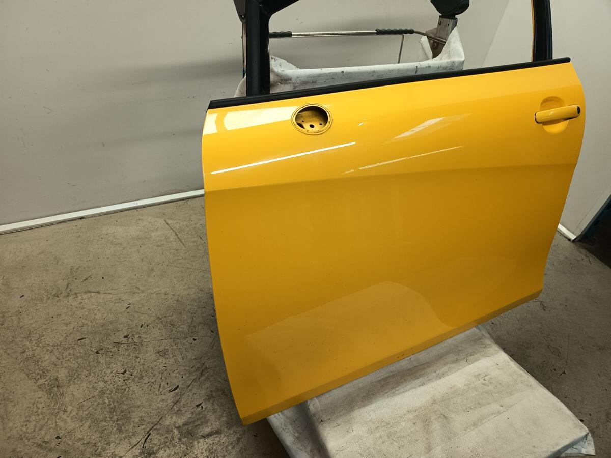 Seat Leon 1P Bj 2006 original Tür vorn links LS1A Amarillo Crono Gelb