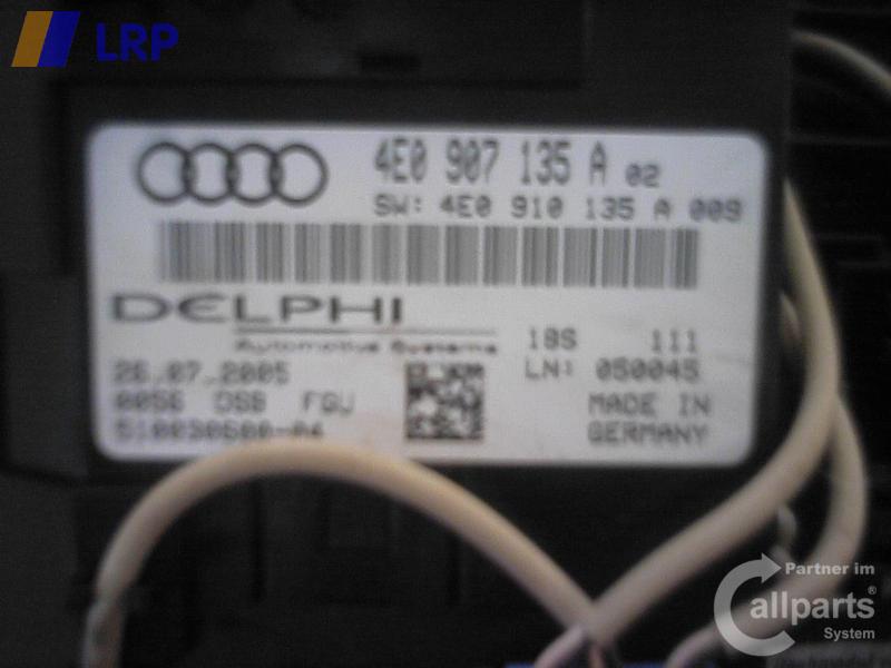 Leselampe V 4E0947097AN Audi A8/S8 4e (11/02-09) BJ: 2005