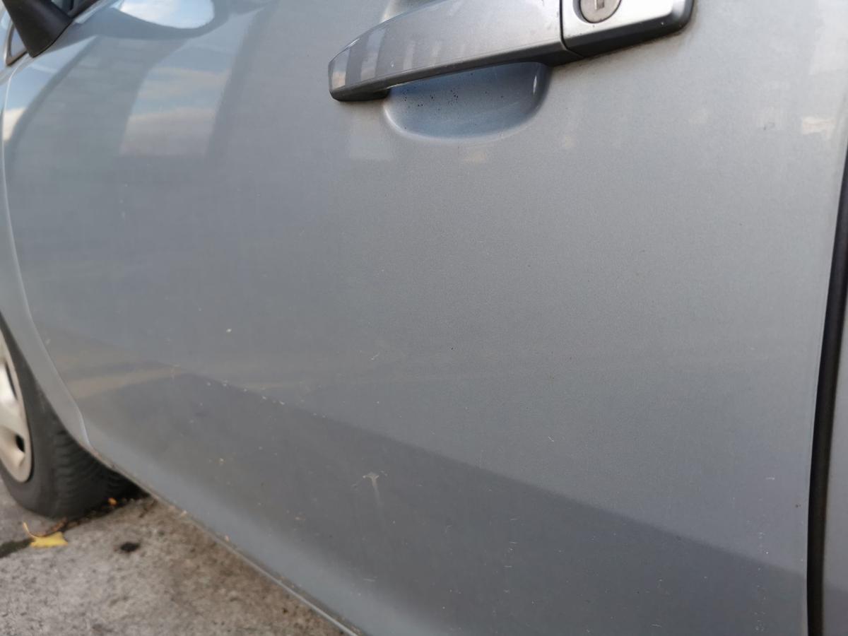 Opel Corsa D Fahrertür Tür Autotür Rohbautür vorn links 5trg Z163 Lichtsilber