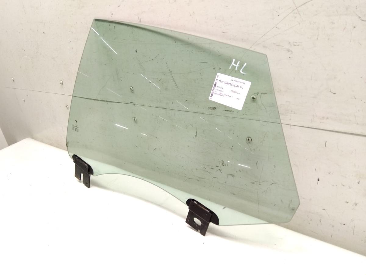 Tesla Model S P85D original T&uuml;rscheibe hinten links gr&uuml;ncolor BJ2014