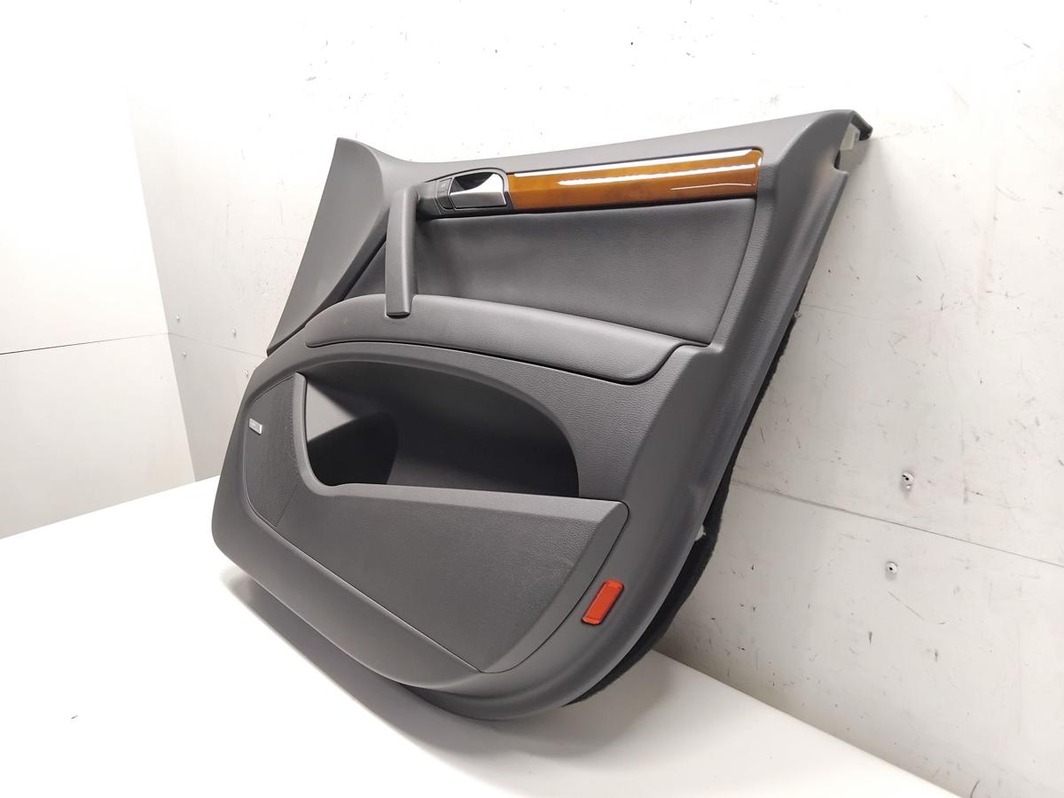 Audi Q7 4L original T&uuml;rverkleidung T&uuml;r vorn rechts BOSE Kunstleder Soul schwarz