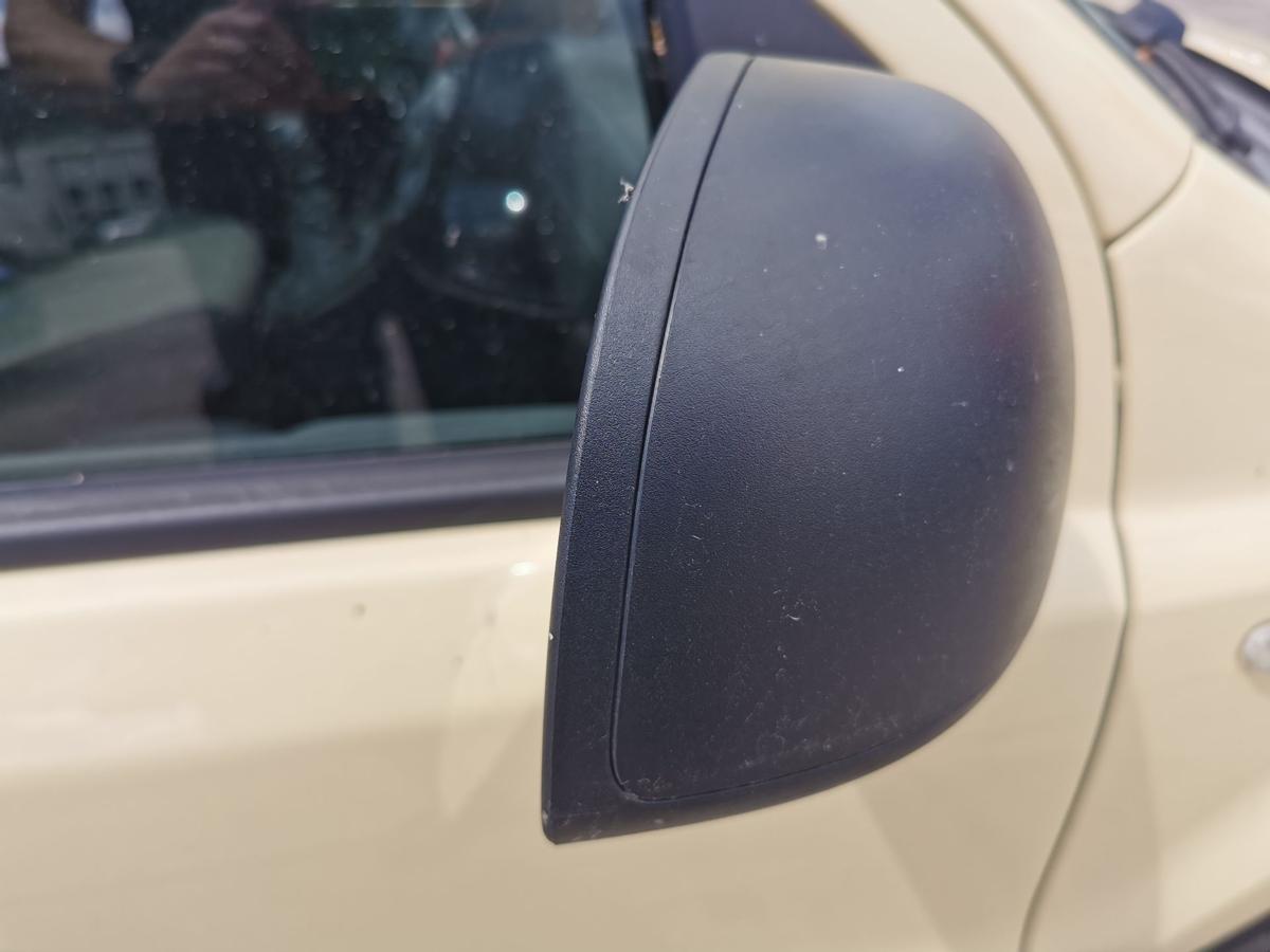 Fiat Panda 169 Aussenspiegel Spiegel Rückspiegel rechts manuell unlackiert ab09