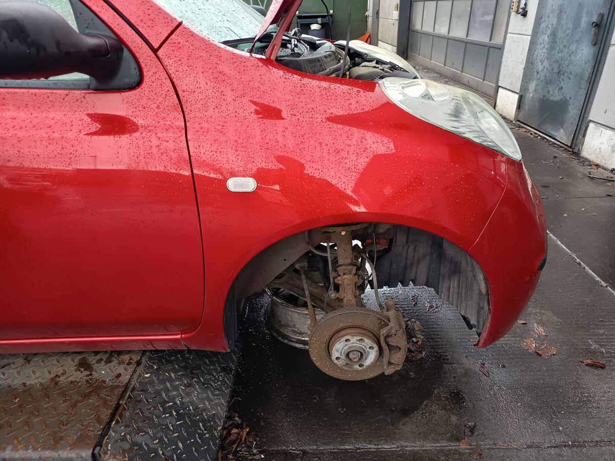 Nissan Micra K12 original Kotfl&uuml;gel rechts Seitenteil A32 Chilirot Bj 2005