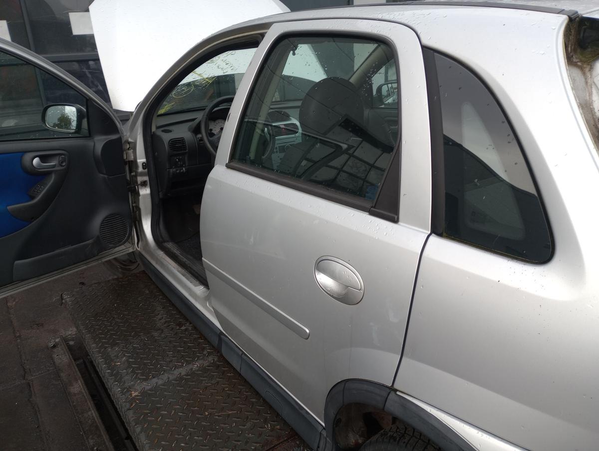 Opel Corsa C original Tür hinten links Fond Z157 Starsilber III Bj 2006