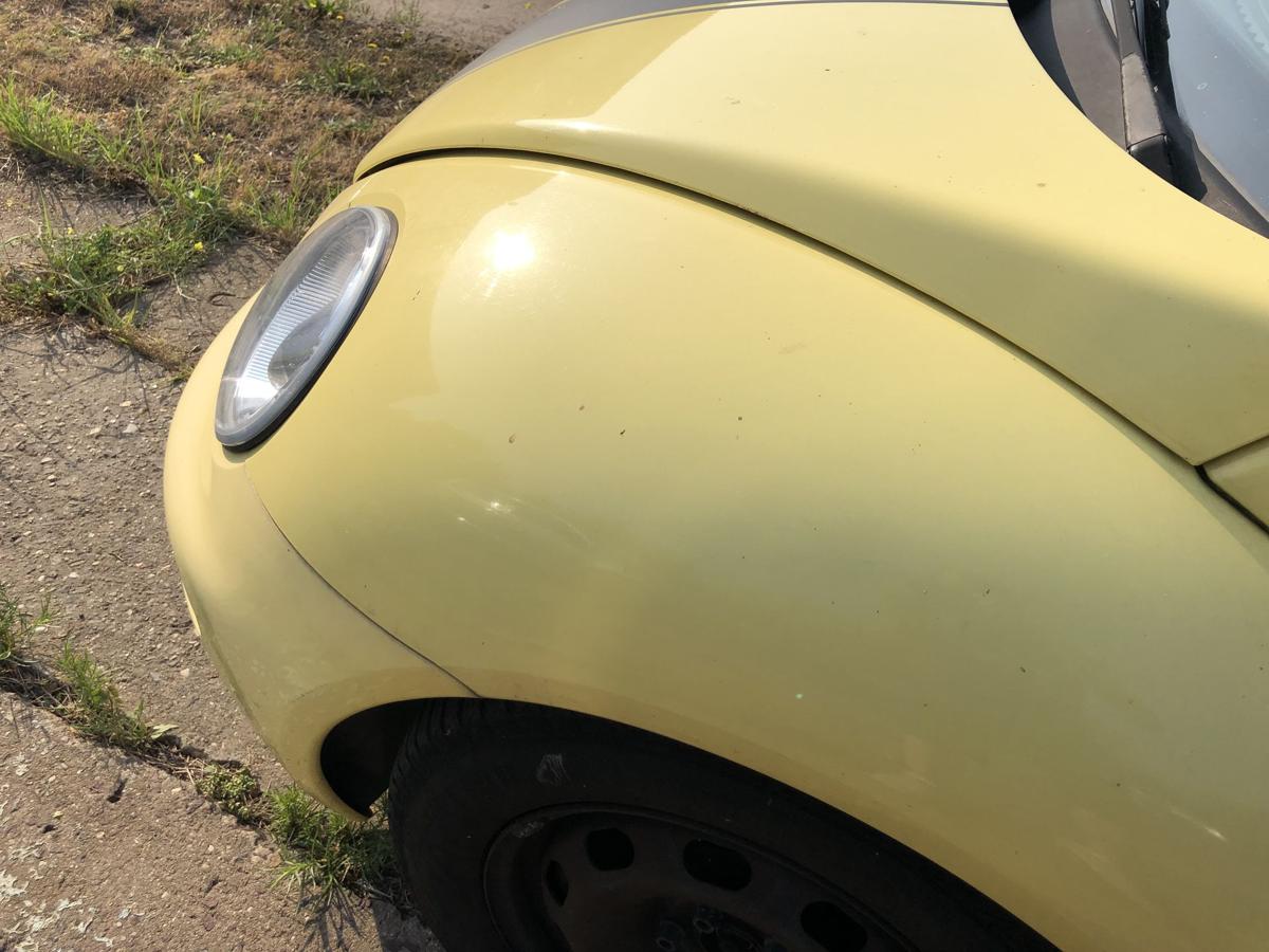 VW New Beetle 9C Kotflügel Fender vorn links Seitenteil LD1B Yellow Plastik