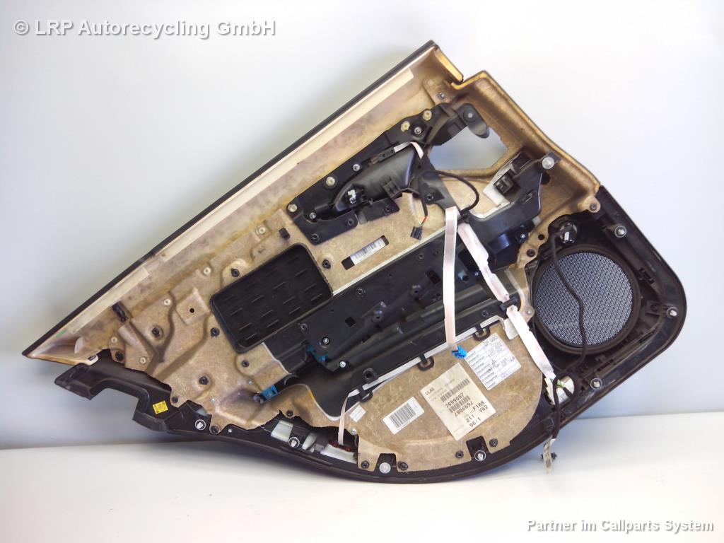 Mercedes S211 Mopf BJ2006 Türverkleidung Tür hinten rechts 2117304096 9E65