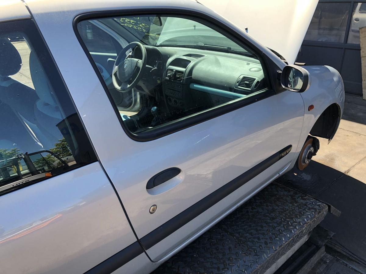 Renault Clio B Phase II original Tür rechts Beifahrer MV632 Gris Boreal Bj 2003