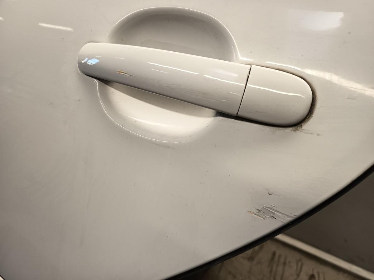 Skoda Octavia II 1Z Combi original T&uuml;r hinten links Fond F9E Candyweiss Bj 2012