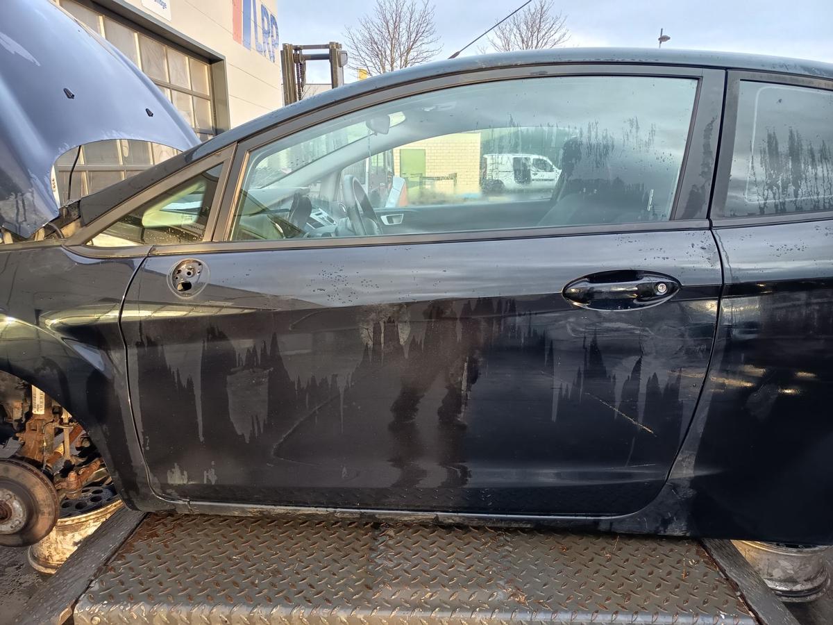 Ford Fiesta VII original T&uuml;r vorn links Fahrer Pantherschwarz Bj 2012